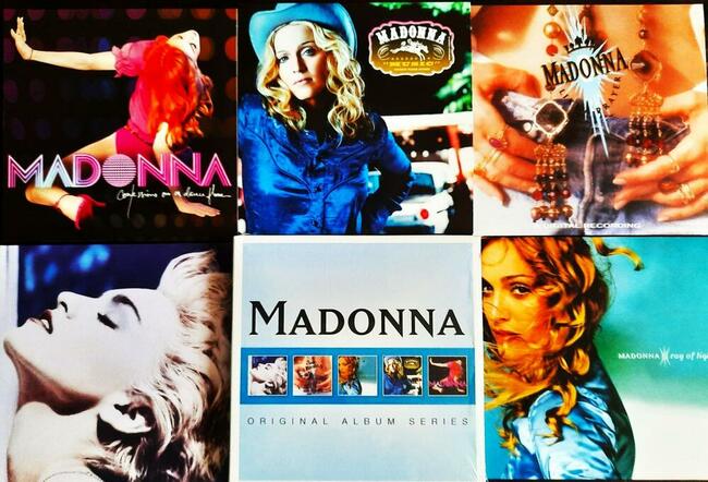 Sprzedam Zestaw Album CD 5 płytowy Madonna płyty Nowe Folia
