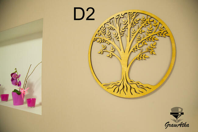 Obraz Drzewo Życia Ażurowy panel dekoracyjny GrawAtka