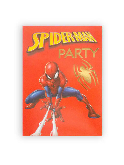 spiderman zaproszenia dla chłopca