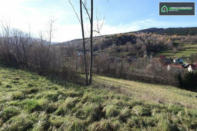 Widokowa, duż działka w Stryszawie.