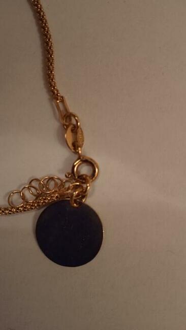 Bransoletka srebrna 925 pozłacana