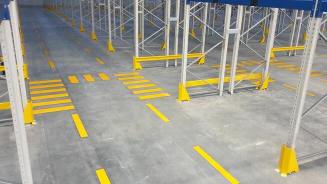 koperty dla niepełnosprawnych, oznakowanie malowanie linii