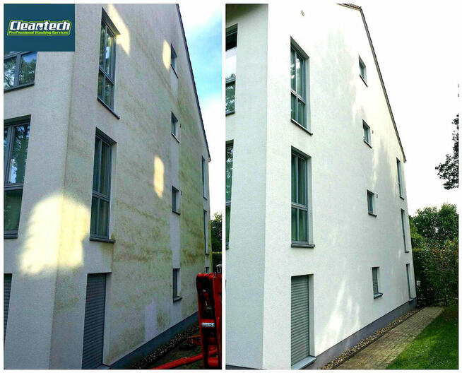 Mycie elewacji Słupsk. Malowanie elewacji Słupsk. CleanTech