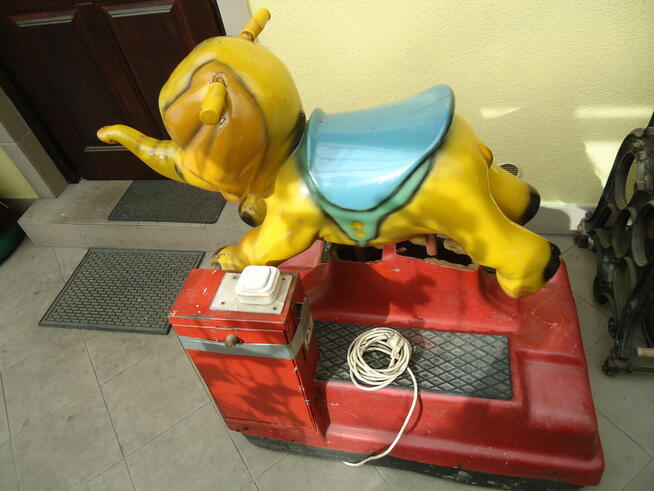 Oryginalny stary kolekcjonerski bujak elektryczny -Słoń -