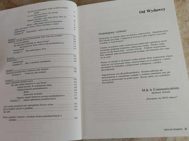 Jak opracować business plan Maciej Mulak M.B.A