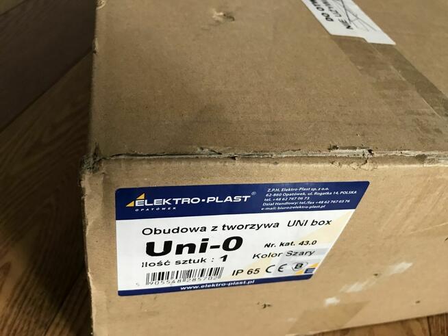 Obudowa elektryczna z tworzywa Elektro-Plast Uni-0