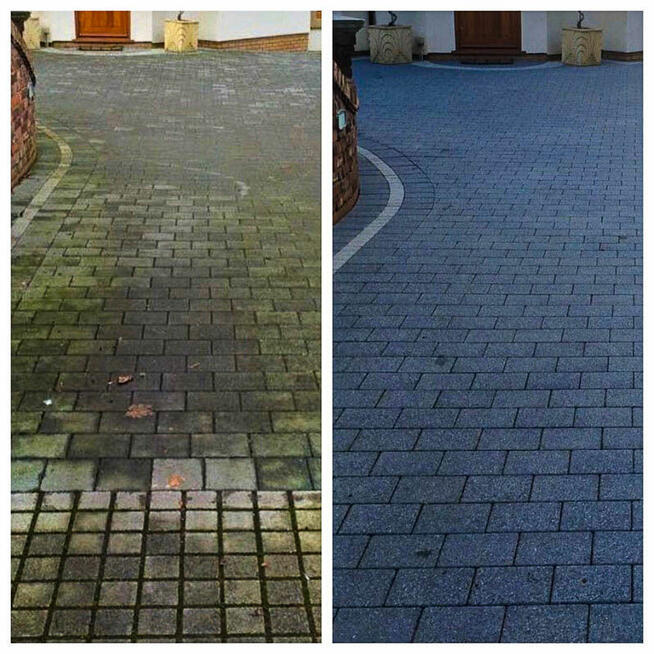 Mycie Polbruku. Czyszczenie kostki brukowej Słupsk