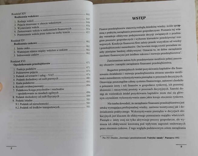 Zarządzanie Finansami Przedsiębiorstwa Jan Śliwa