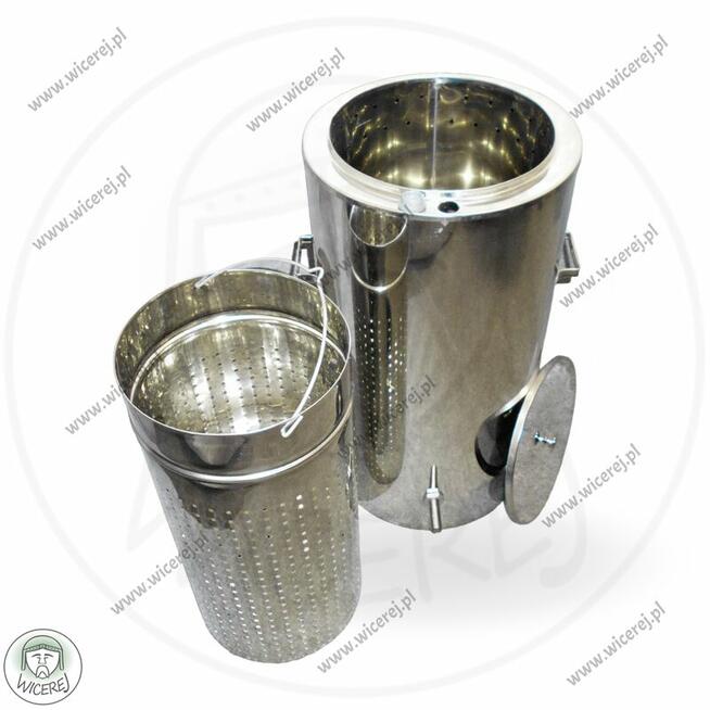 Duża Topiarka Parowa do Wosku 30L Nierdzewna Wytapiarka na P