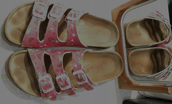 SUPERFIT KLAPKI SKÓRZANE NA KORKU r. 35