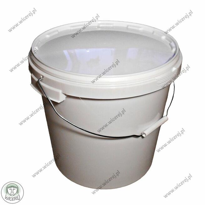 Pojemnik do Miodu 21L plastikowy wiadro do spożywki z pokryw