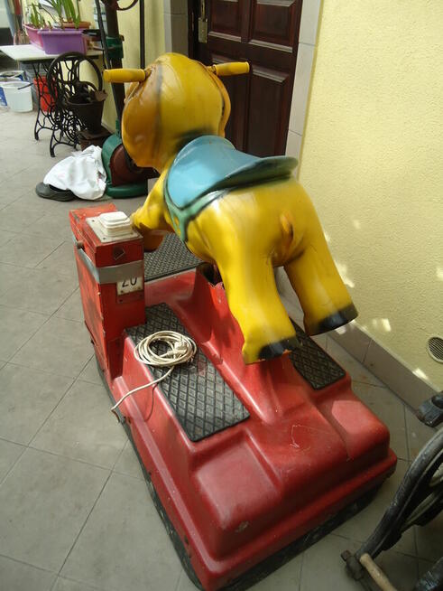 Oryginalny stary kolekcjonerski bujak elektryczny -Słoń -