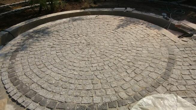 Układanie kostki brukowej-Usługi brukarskie-Kompleksowo