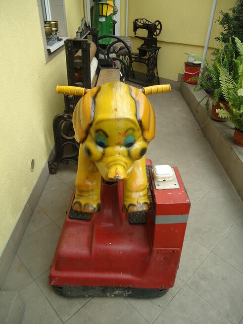 Oryginalny stary kolekcjonerski bujak elektryczny -Słoń -