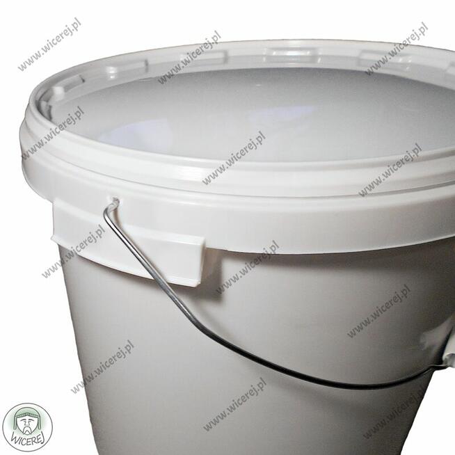 Pojemnik do Miodu 21L plastikowy wiadro do spożywki z pokryw