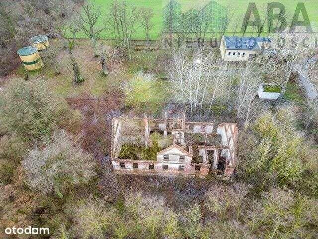 Dworek z pięknym, dużym parkiem w Racięcinie