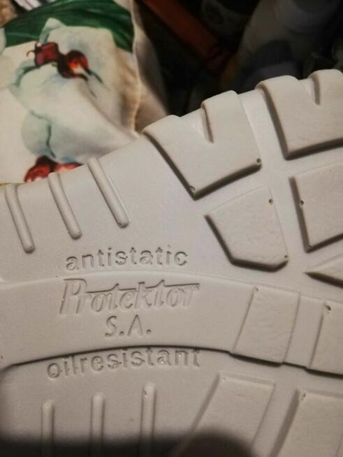 Buty robocze białe z metalowym podnoskiem rozmiar 38