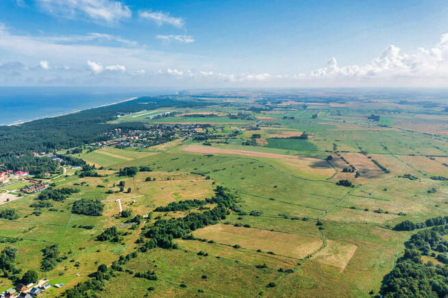 Działki pod studium około 1000 metrów od plaży