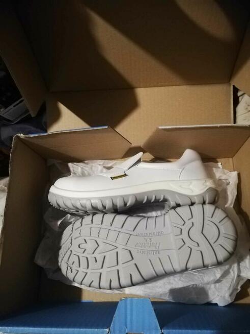 Buty robocze białe z metalowym podnoskiem rozmiar 38