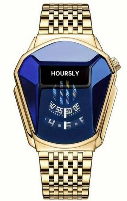 DIAMENT - Nietypowy Zegarek Męski 3 TARCZE - Stal Nierdzewna