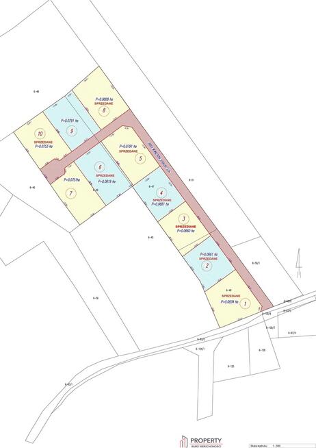 Działki budowlane 8 ar, Budzisz, Dębica