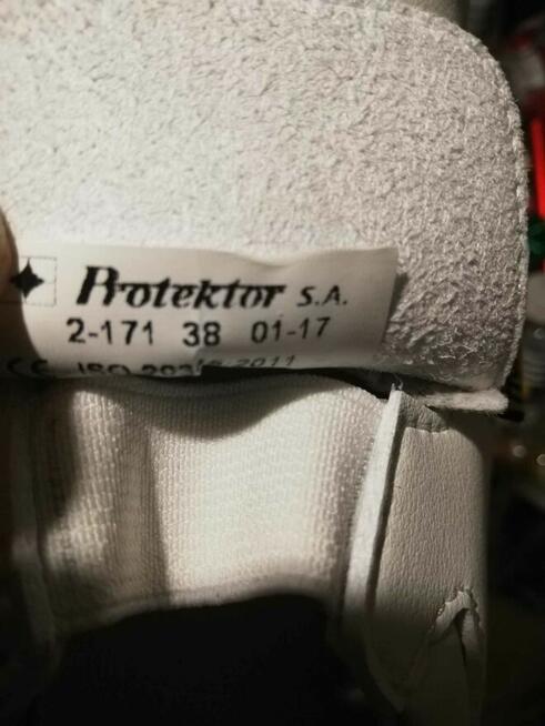 Buty robocze białe z metalowym podnoskiem rozmiar 38