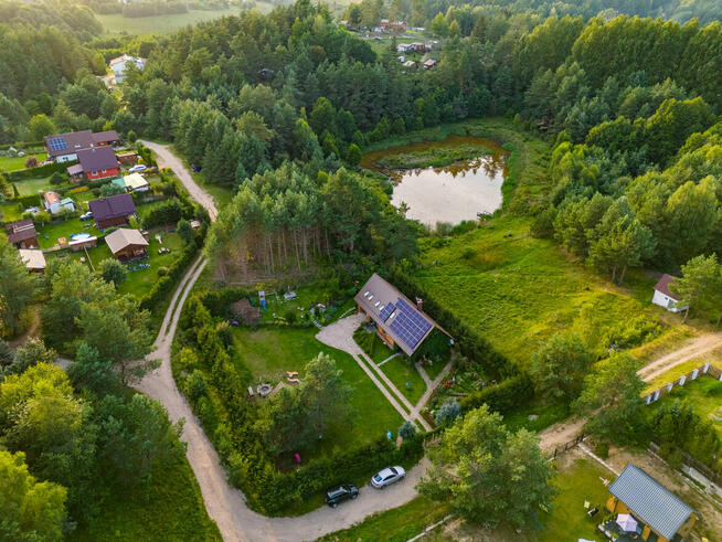 Całoroczny Drewniany Dom nad Jeziorem Głębokim na Kaszubach
