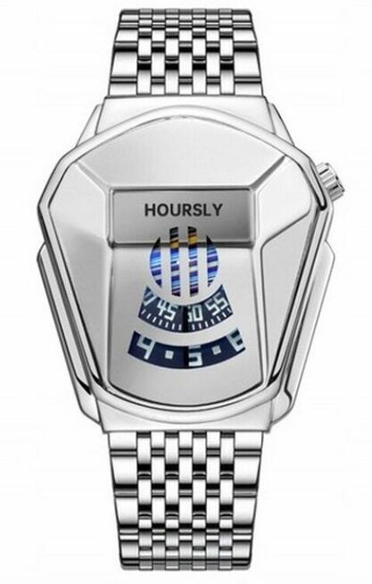 DIAMENT - Nietypowy Zegarek Męski 3 TARCZE - Stal Nierdzewna