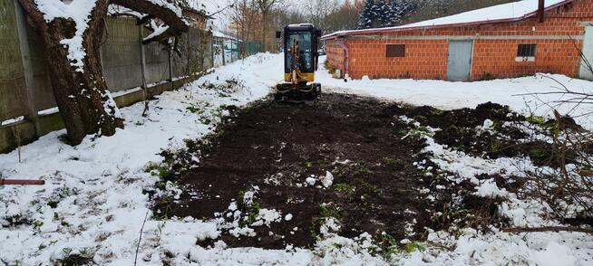Usługi minikoparką TechGarden, wykopy