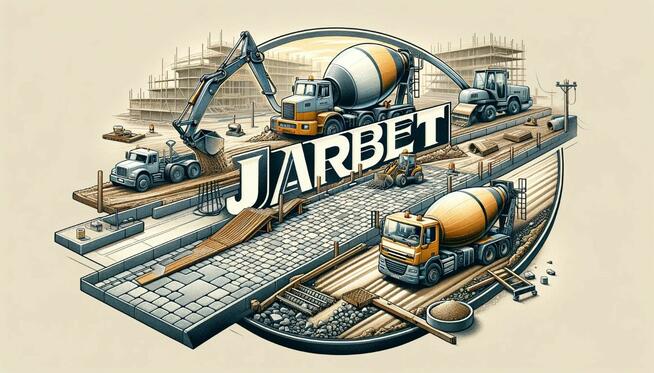 Jarbet. Firma budowlana. Układanie kostki brukowej. Nakło.