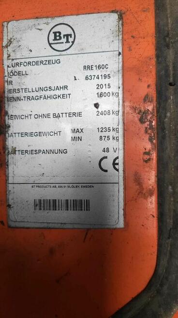 BT RRE160C rok 2015 podnoszenie 5,40 m