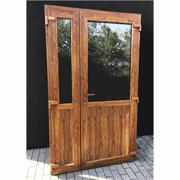 Drzwi 180x210 plastikowe wejściowe pcv