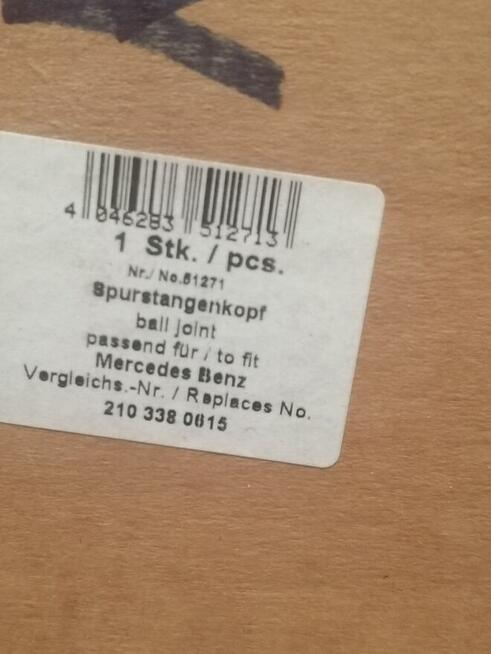 W210 nowe koncowki drazkow