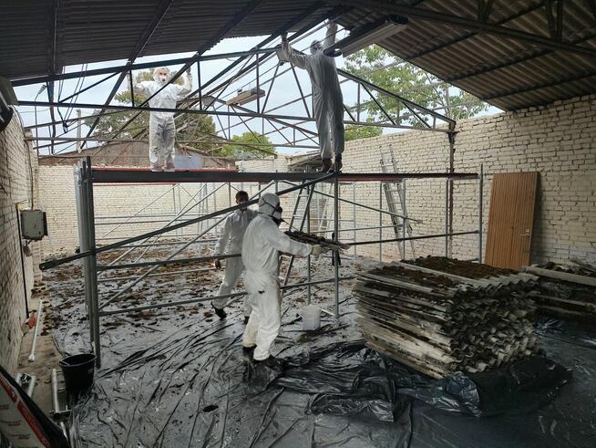 ETERNIT AZBEST DEMONTAZ-- RUSZTOWANIE WYNAJEM