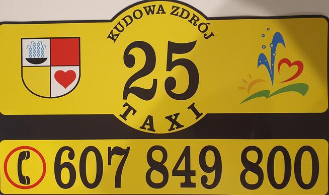 TAXI Kudowa Zdrój tel. 607 849 800