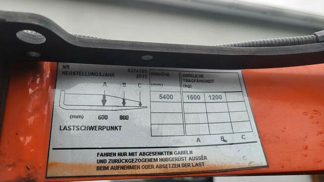 BT RRE160C rok 2015 podnoszenie 5,40 m