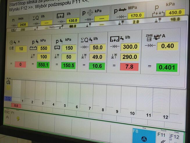 Eps 708 Bosch Stół probierczy i 3 etap narzędzia