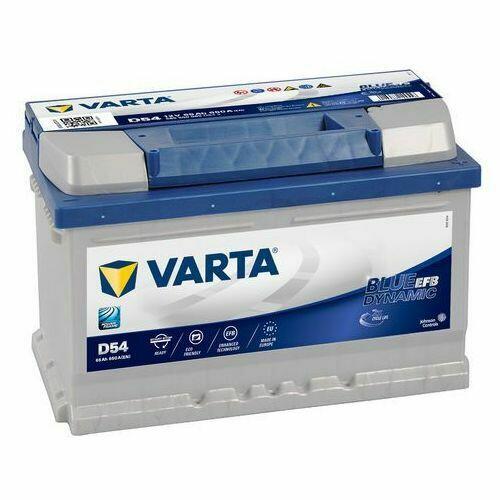 Akumulator VARTA BLUE DYNAMIC EFB D54 65Ah/650 A