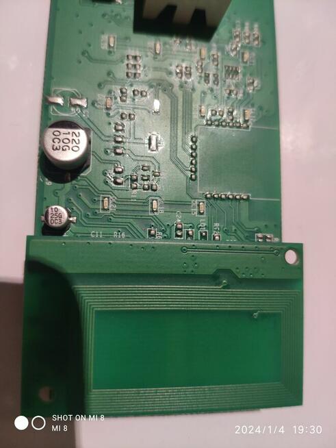 Moduł , elektronika panelu pralko-suszarki Candy