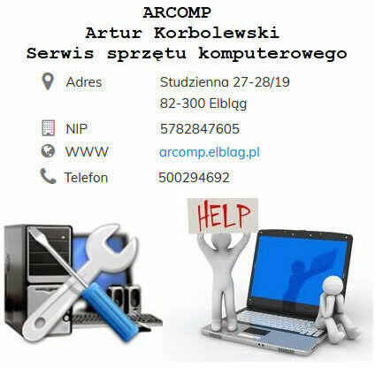 Naprawa komputerów, laptopów, drukarek, monitorów...