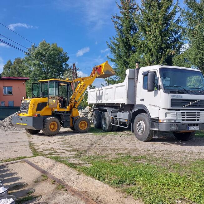 BIESTER transport wywrotką, kruszywa drogowe
