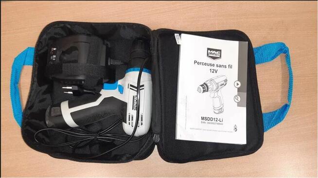 Wkrętarka Macallister zasilanie akumulatorowe 12 V MSDD12-Li