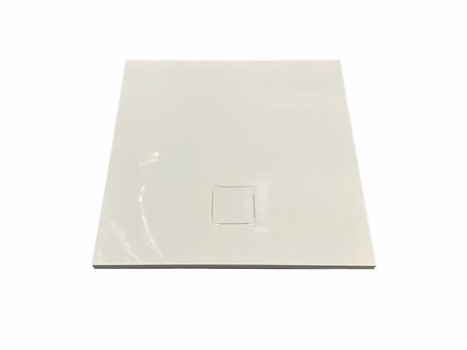 Brodzik 90x90 cm, prostokątny, marmur syntetyczny