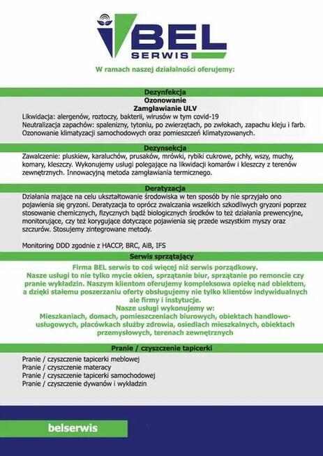 Montaż siatki na balkonie oraz sprzątanie i dezynfekcja