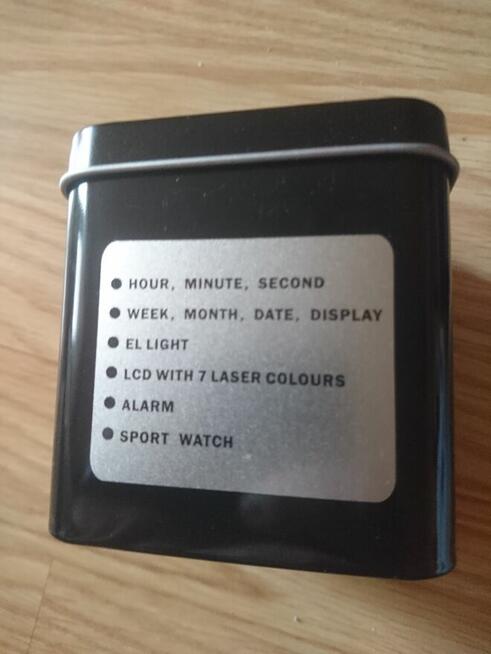 Quamer zegarek stalowy ciężki bogaty