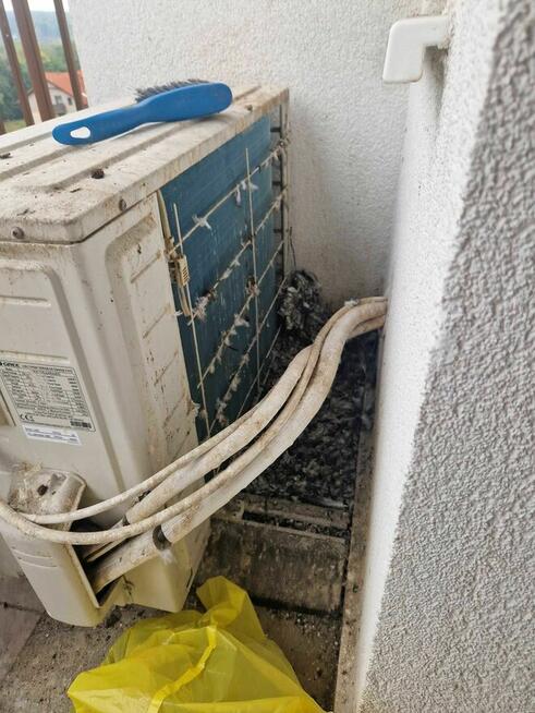 Montaż siatki na balkonie oraz sprzątanie i dezynfekcja