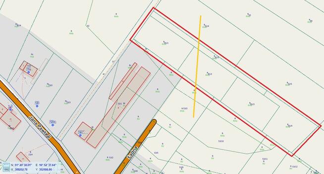 Działka budowlana 1200 m2 Morzęcin Mały+ droga