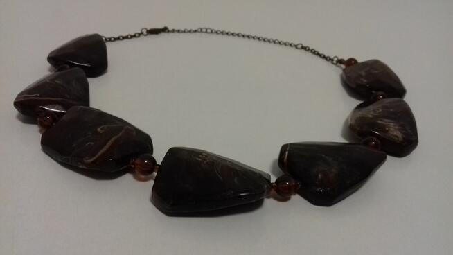 Korale brązowe, do sprzedania
