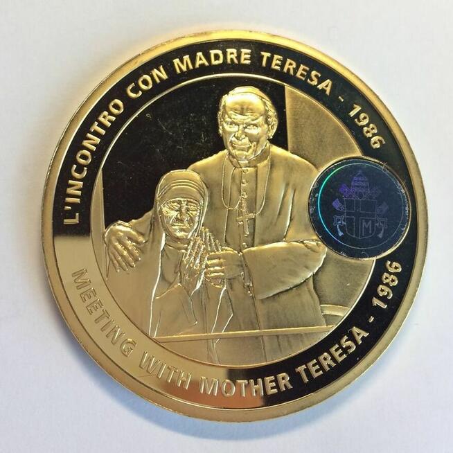 Album Monety Jan Paweł II ZŁOTO Zestaw Święty Herb Papieski