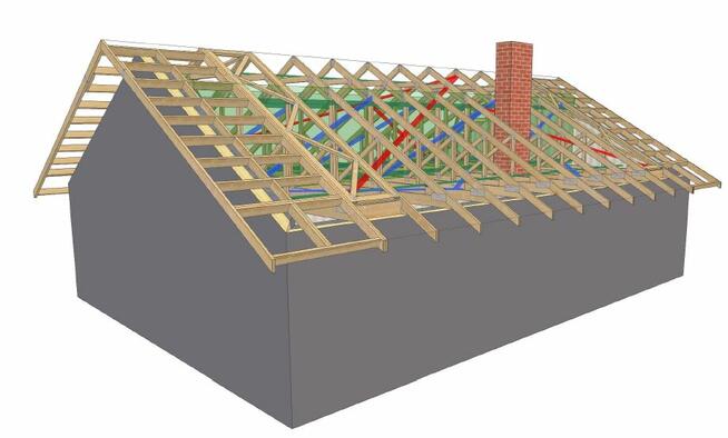 Wykonam projekt w Pamir MiTek - wiązary dachowe, konstrukcje